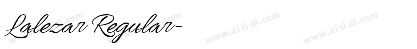 Lalezar Regular字体转换 Lalezar Regular字体转换